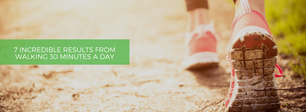 You'll be amazed at the benefits from this quick and easy routine. Here's what you can expect when you start walking for just 30 minutes every day, most days of the week.